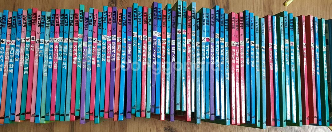 웅진 출판 과학앨범 84권--0