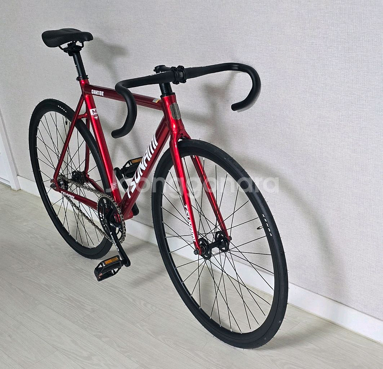 쓰나미 snm100 레드 픽시 자전거 새상품 특가--0
