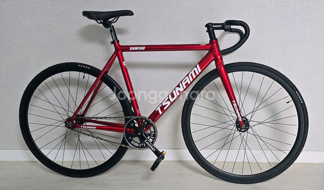 쓰나미 snm100 레드 픽시 자전거 새상품 특가--1