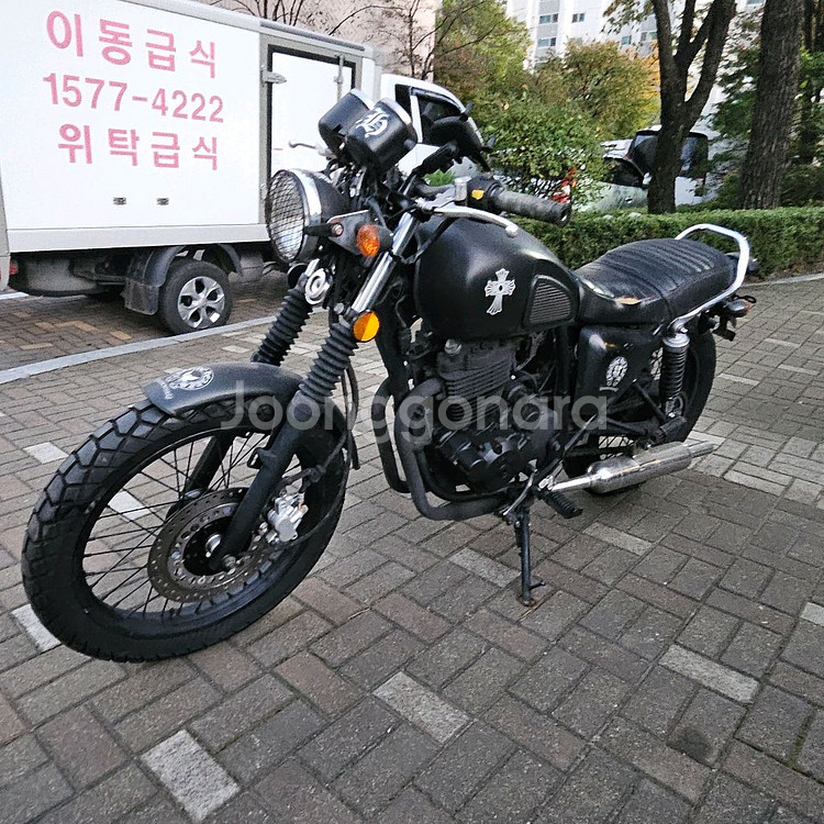 이탈젯 그리폰400 무광블랙 오토바이--3