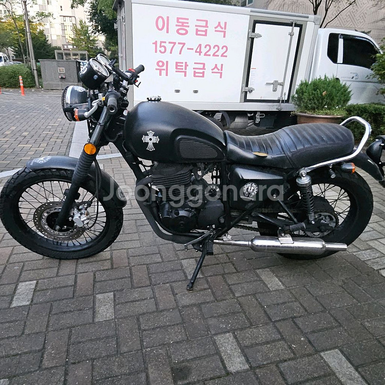 이탈젯 그리폰400 무광블랙 오토바이--2