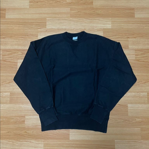 아웃스탠딩 헤비 스웻 맨투맨 블랙 판매합니다