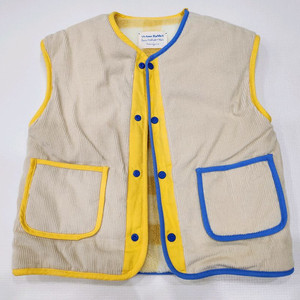 로아앤제인 양면 패딩 베스트 130 거의 새제품