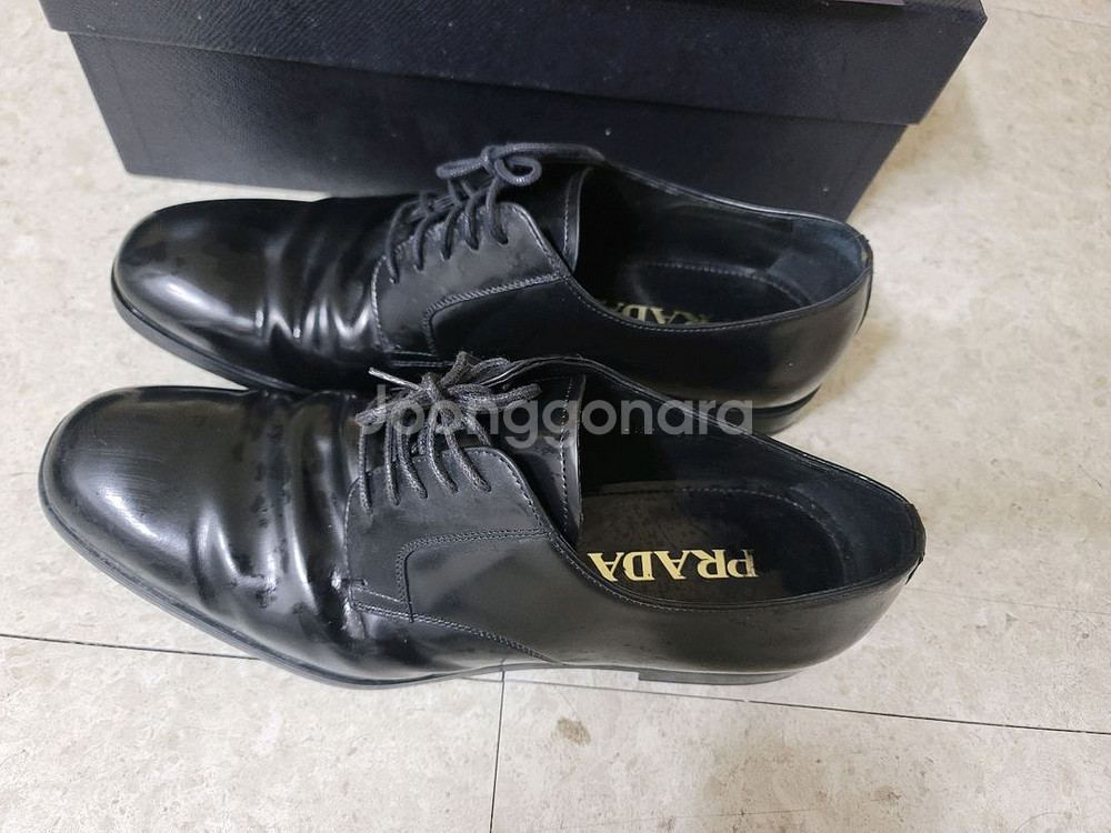 프라다 정품 남성구두 사이즈265--0
