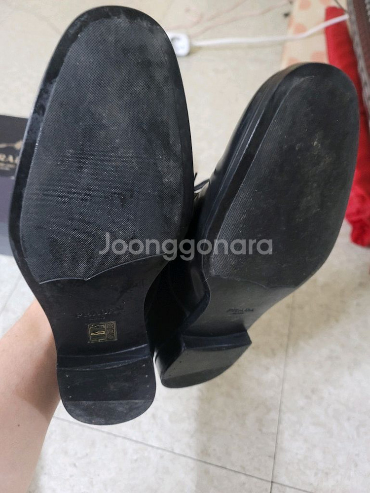 프라다 정품 남성구두 사이즈265--3