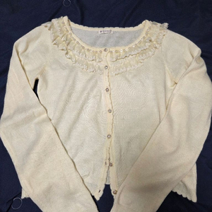 axes femme 아이보리색 가디건