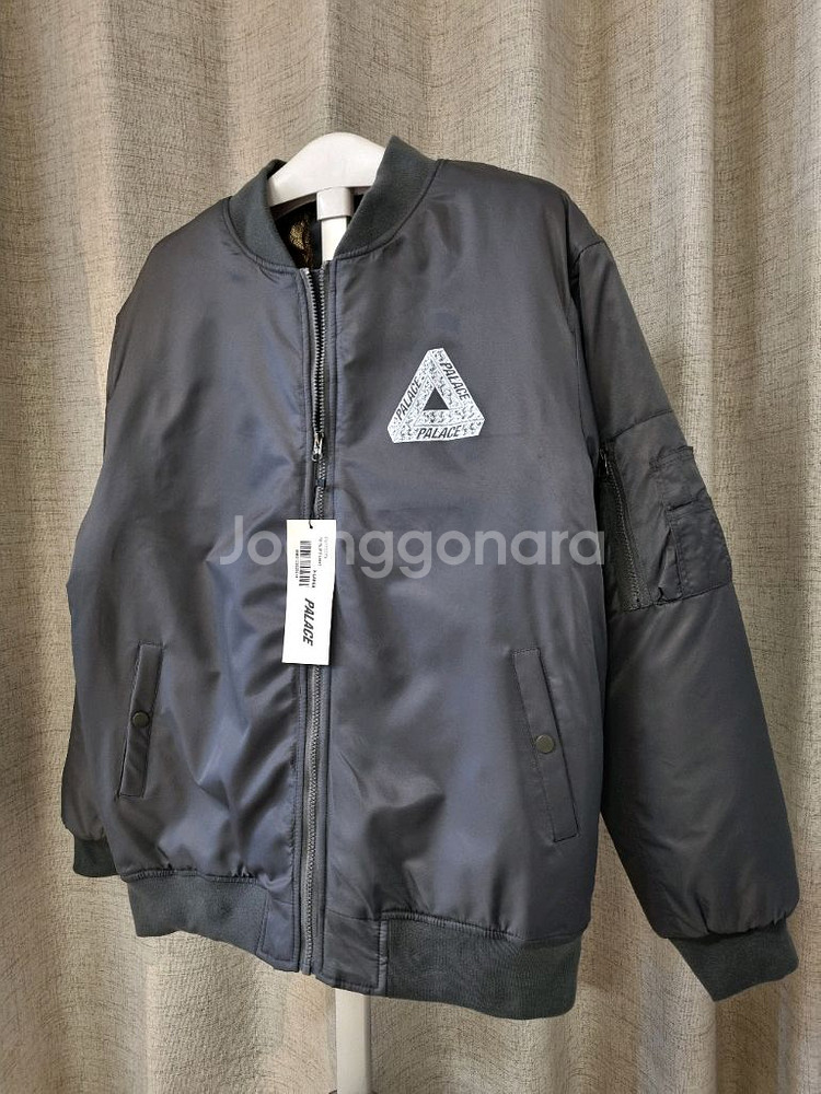 팔라스 봄버 항공자켓 블랙/그레이2컬러 남녀공용 새제품--4