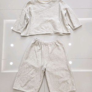 로아앤제인 기모 상하세트 130 사이즈 택포