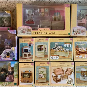 실바니안 일본판 종물가족,아기,각종가구, 소품, 집 등