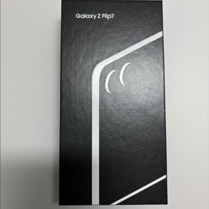 (미사용)자급제 갤럭시 z플립7 512기가 제트블랙
