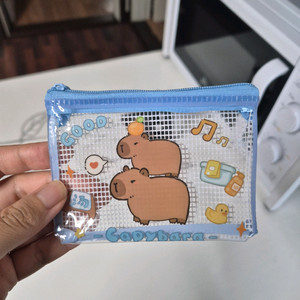 카피바라 투명 파우치 (소형)