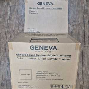 제네바 L 스탠드포함 미개봉 극동음향 정품