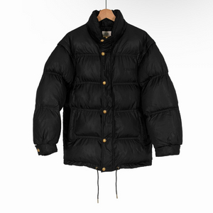 [34] 셀린느 여성 자수로고 트리오페 패딩 조끼 블랙