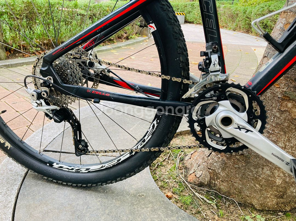 첼로 XC80. (풀XT급 폭스샥 펄크럼레드파워휠셋)--1