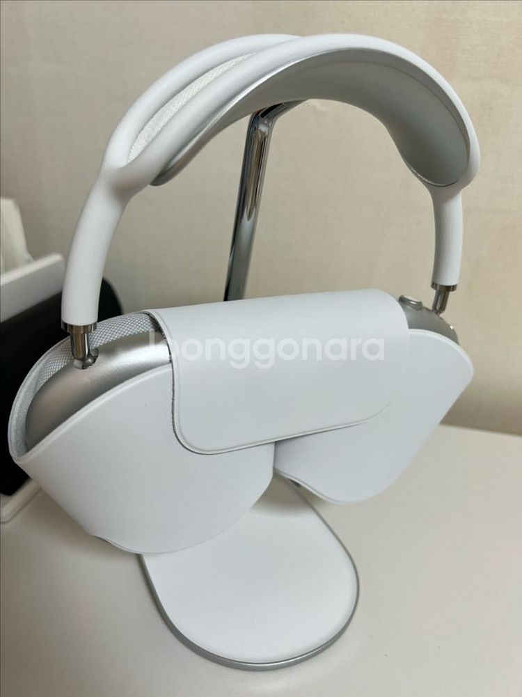 애플 에어팟맥스 라이트닝 실버 (국내 정식판)--2