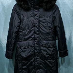 +무료배송+헤지스 골프 폭스퍼후드 다운 하프 패딩 85