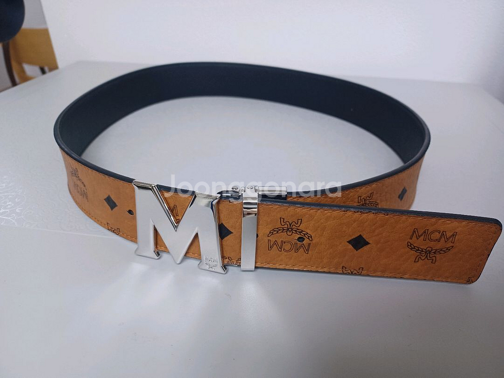 MCM 남성벨트 새상품급--6