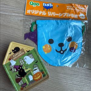 일본 할로윈 틴케이스 쿠우 파우치 사은품