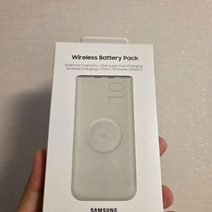 삼성정품 무성충전배터리팩 보조배터리 미개봉 새거