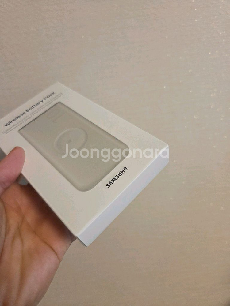 삼성정품 무성충전배터리팩 보조배터리 미개봉 새거--1