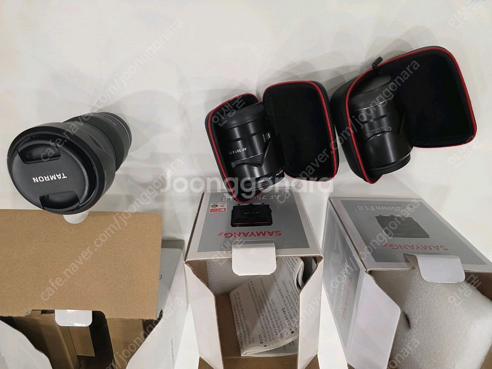 [가격인하] 삼양 75mm 1.8 삼양 35mm 1.8--1