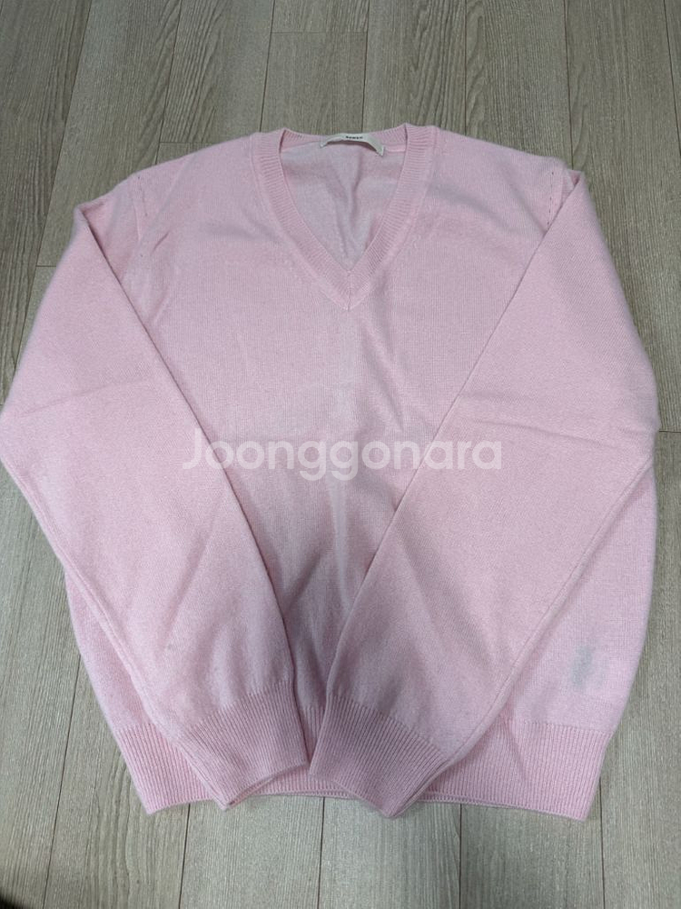 보웬 드리미 캐시미어 풀오버 파우더핑크--4