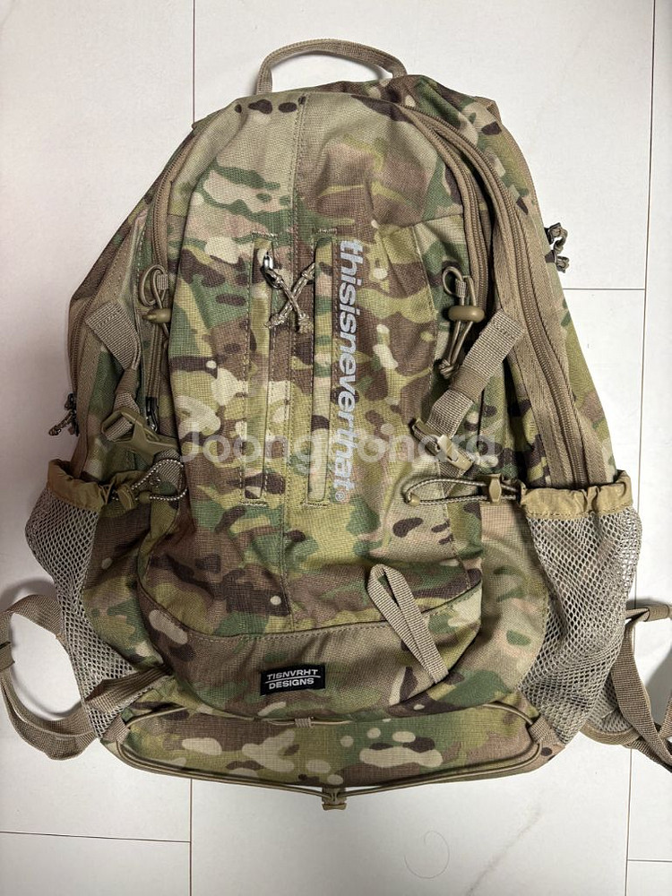 디스이즈네버댓 멀티캠 밀리터리 백팩--1