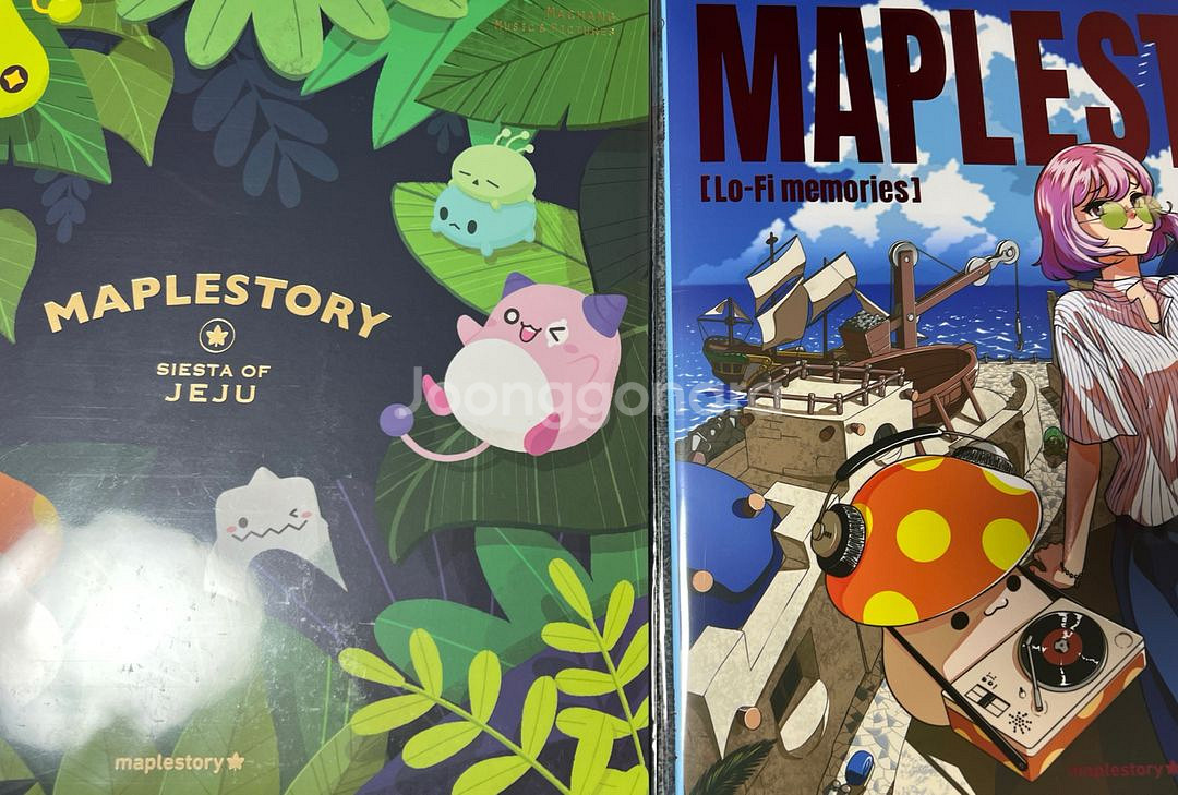 메이플Lp 제주+커닝시티 미개봉 팝니다--0