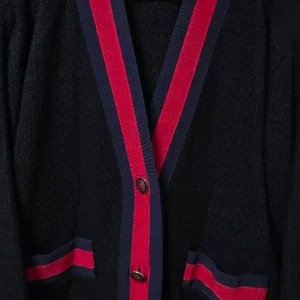 구찌 트위드 가디건