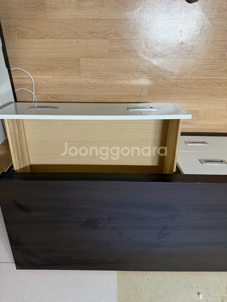 서랍장 수납장 겸 TV 받침대--4
