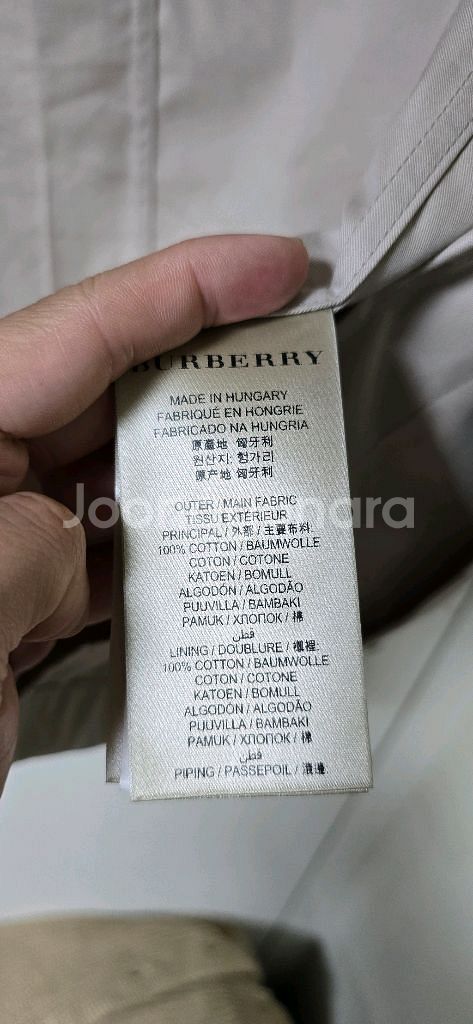 (최종가)(네고X)버버리 남성 면 봄버 자켓 S--9