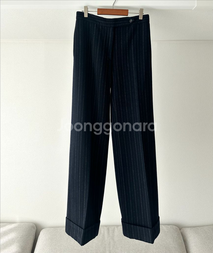 MaxMara 버진울 와이드팬츠 40--0