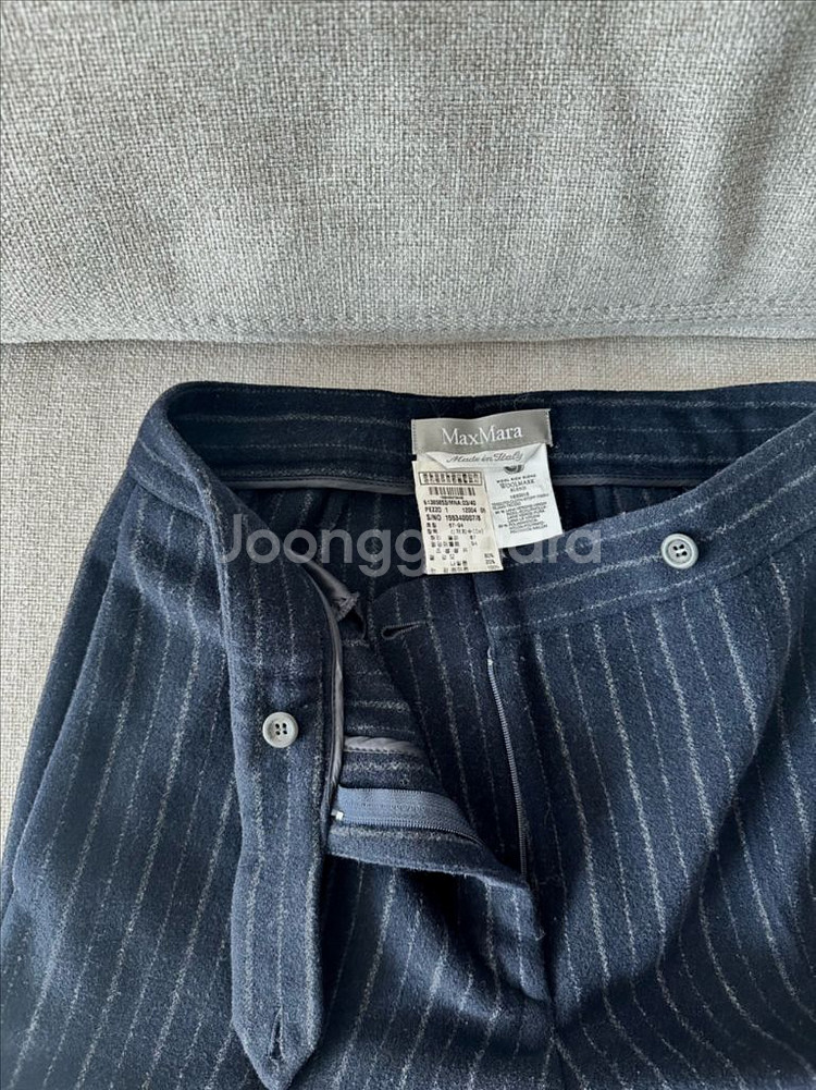 MaxMara 버진울 와이드팬츠 40--5