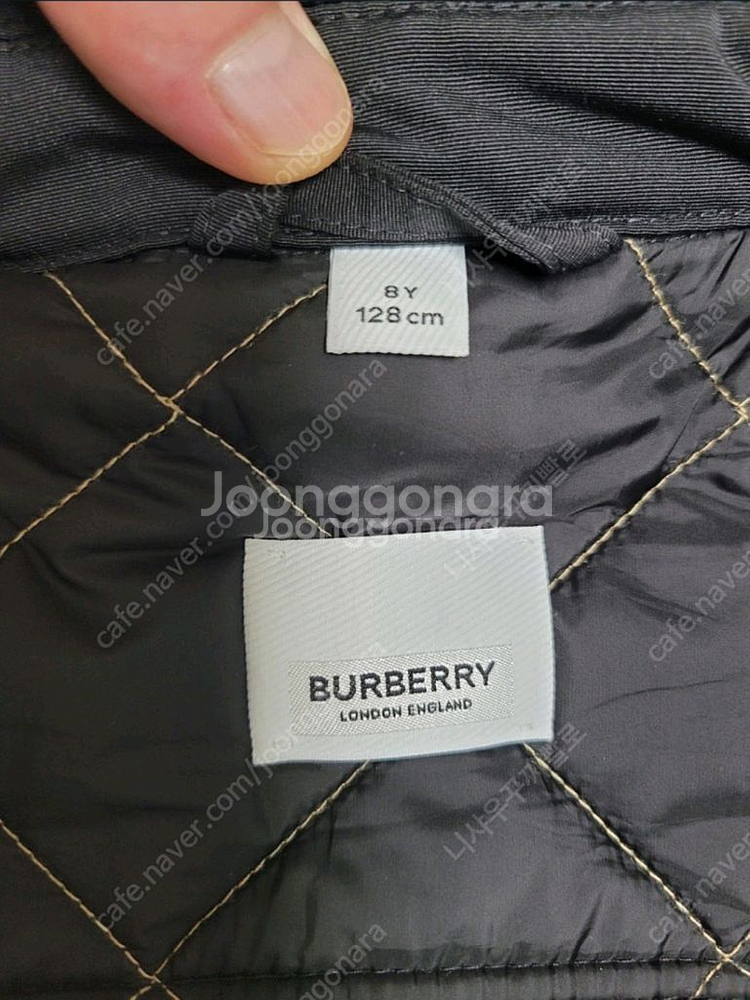 버버리 키즈 퀄팅 8041160 자켓--2