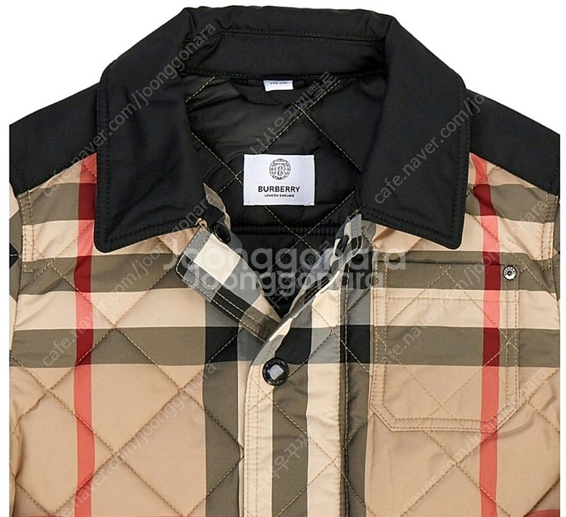 버버리 키즈 퀄팅 8041160 자켓--6