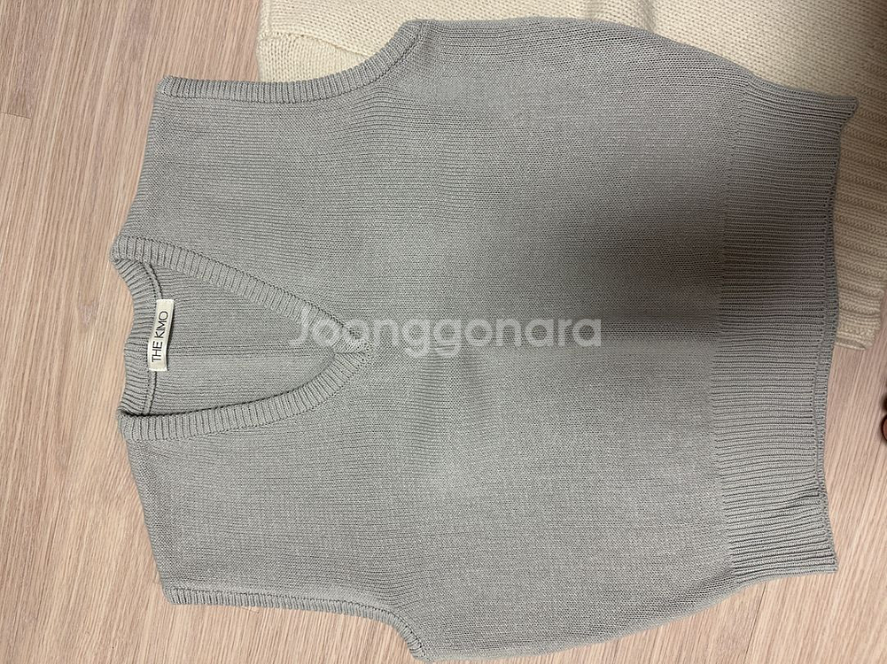 더키모 니트조끼--0