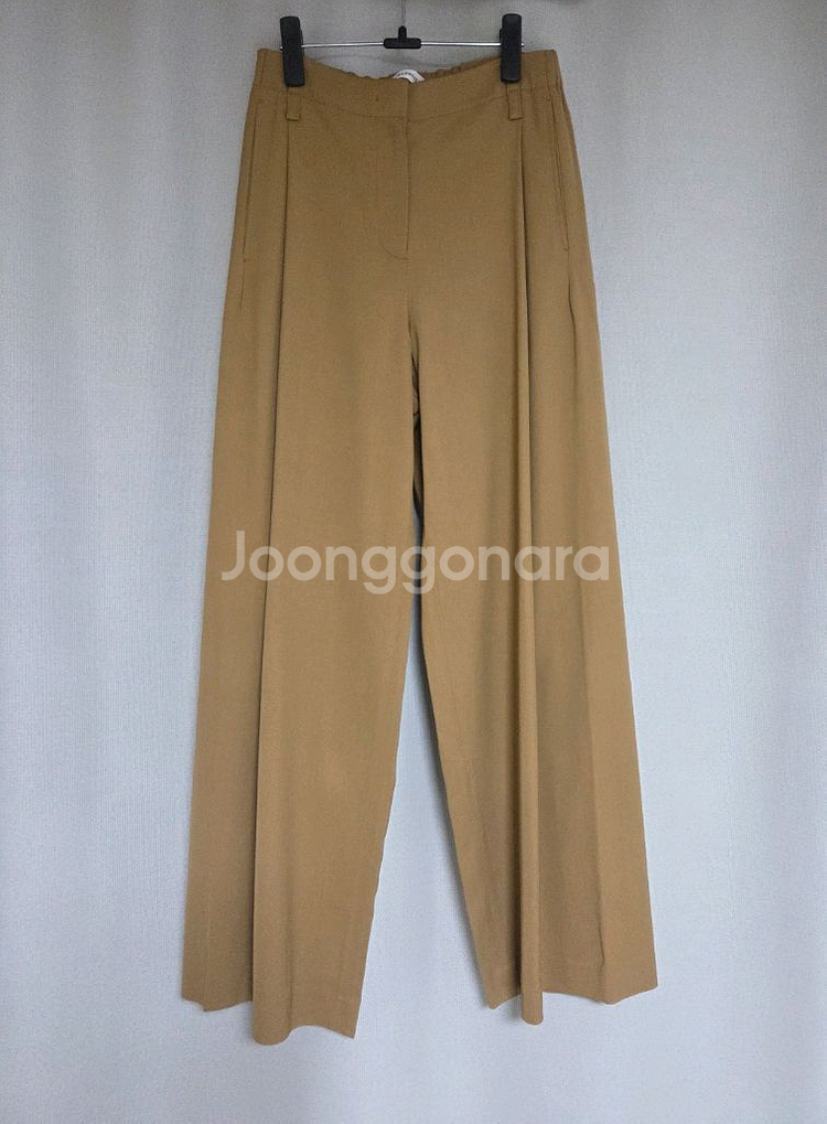 더캐시미어 백밴딩 원턱팬츠 44 (랑방,마인,타임,더--0