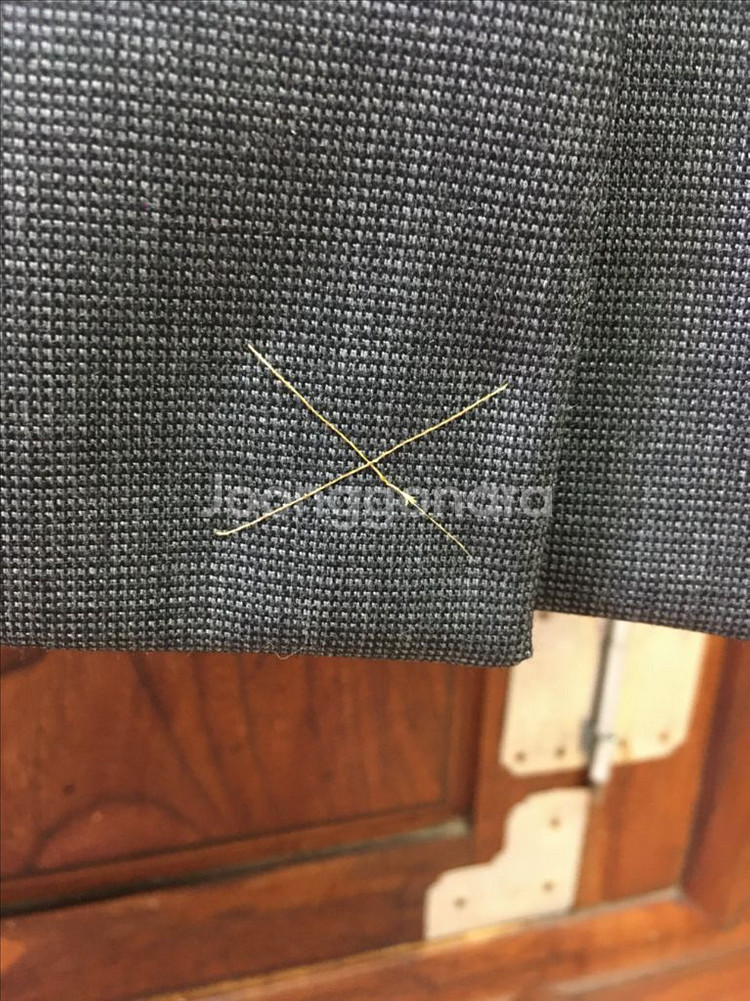 솔리드옴므 그레이 패턴 블레이져 100사이즈--4