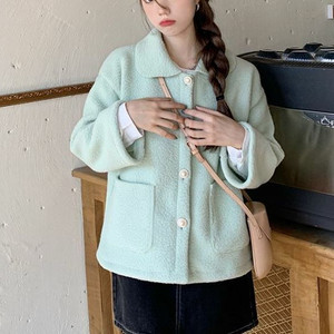 옷장정리ㅣ민트 숏코트 뽀글이 자켓