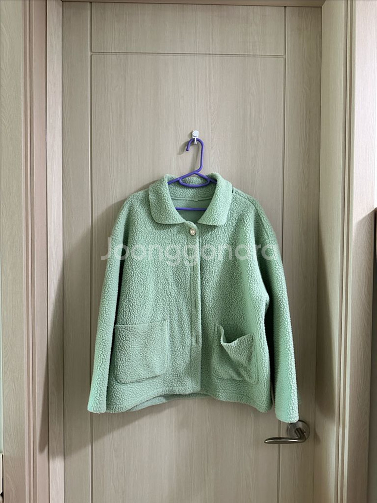 옷장정리ㅣ민트 숏코트 뽀글이 자켓--2