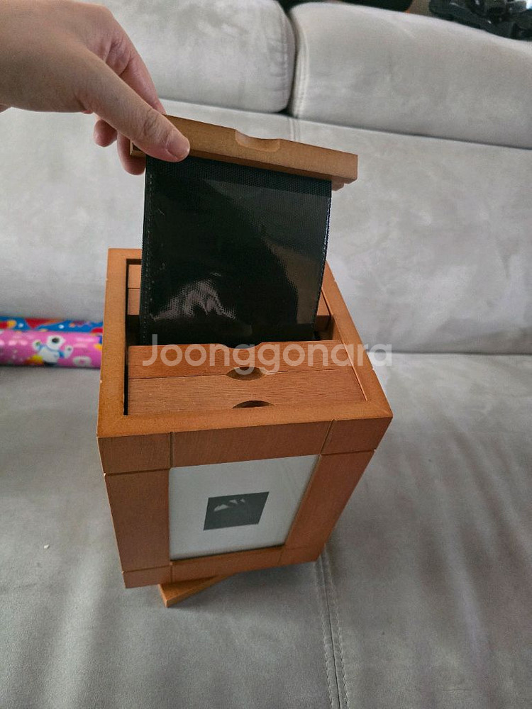 원목회전액자--2