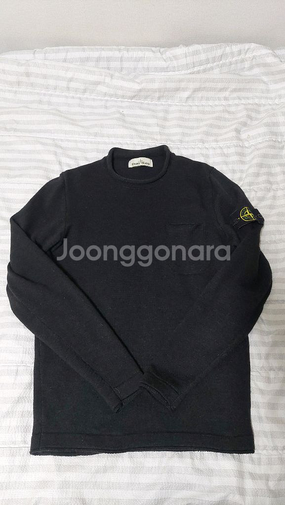 급쳐 스톤아일랜드 니트 백화점판 정품 M 싸게팔아요--0