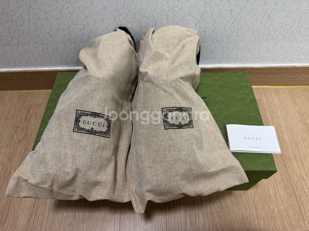 구찌 인터로킹 G 로퍼 블랙 레더 (새상품)--5