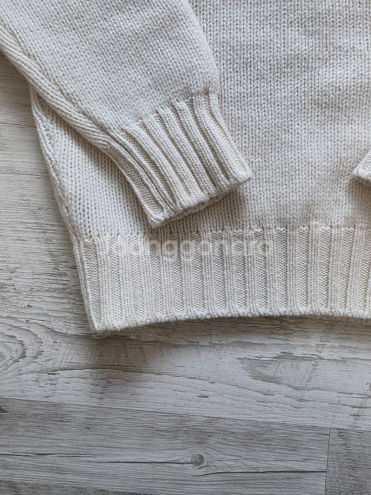 윌리엄로키 램스울 롤넥 에크루색상--8