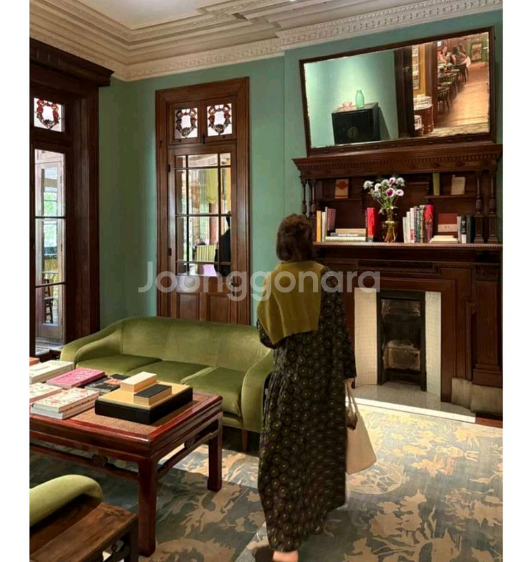 위꼬모 상하이드레스 s사이즈 카키--5