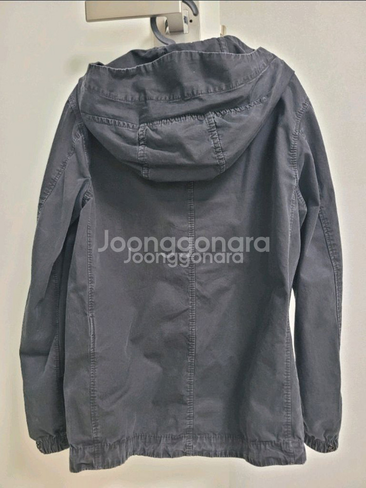 스톤아일랜드 키즈 후드 바람막이 자켓--1