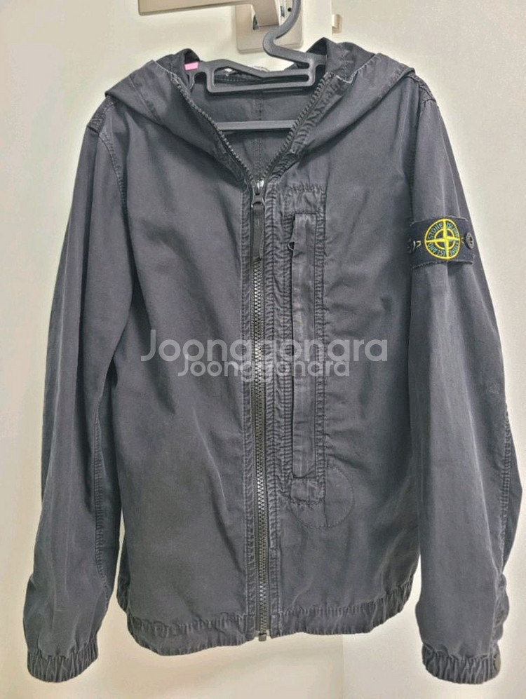 스톤아일랜드 키즈 후드 바람막이 자켓--0