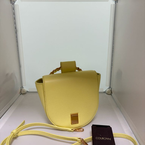 쿠론 가방 / 산뜻한 레몬색 미니 크로스백(거의새상품)