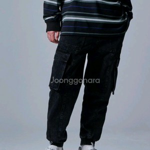 24FW 준지 카고 데님 조거팬츠