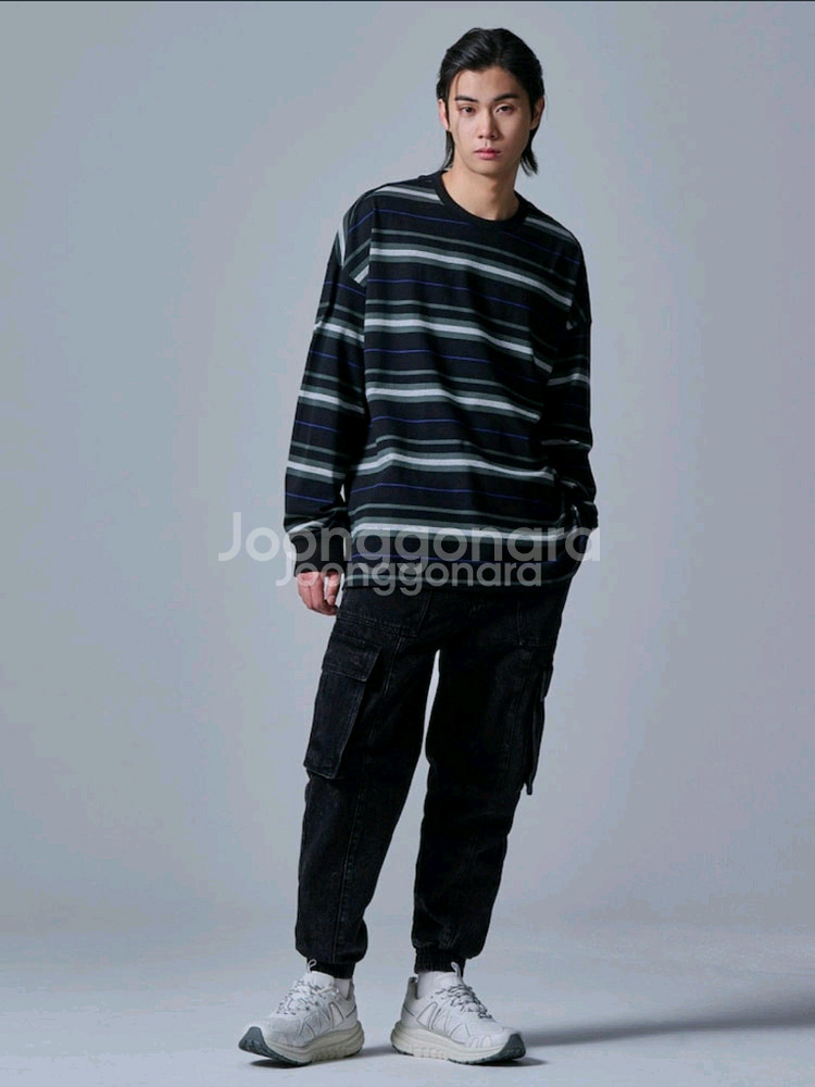 24FW 준지 카고 데님 조거팬츠--1